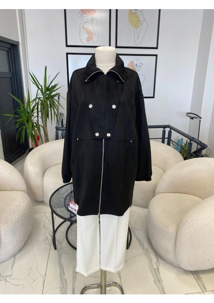 Nuss Kısa Süet Kap Siyah fiyatları