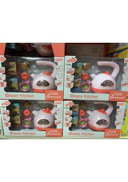 Pilli Işıklı Sesli Duman Çıkaran Kettle Oyun Seti fiyatları