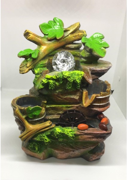 Renk Değiştiren Işıklı Su Değirmeni Şelale