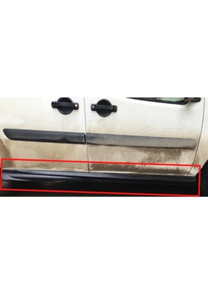 Fiat Doblo D1-D2 Kısa Şasi Marşpiyel (( Beyaz Boyalı ))