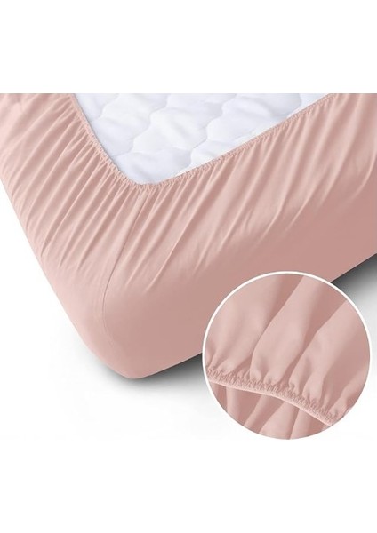 Tek Kişilik Fitted Çarşaf(Pembe)