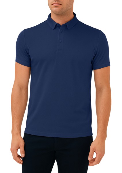 Climacool Drytouch Erkek Polo Gömlek Yaka Tişört – %100 Micro Pes Deep Mash