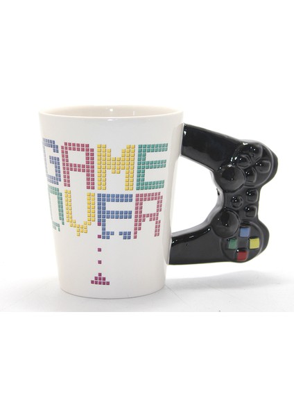 Seri A Kupa Bardak Porselen Game Over