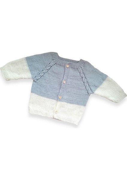 1-2 Yaş Örgü Erkek Bebek Hırkası