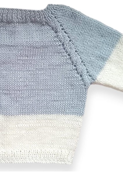 1-2 Yaş Örgü Erkek Bebek Hırkası