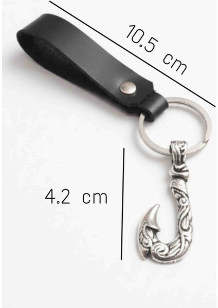 Deri Anahtarlık Denizci Işlemeli Kanca Tasarımlı Hakiki Deri Anahtarlık Hediye Anahtarlık fırsatları