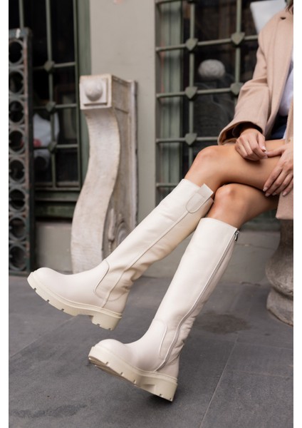 Raymom Kadin Siyah Gercek Deri Fermuarli Çizme fırsatları