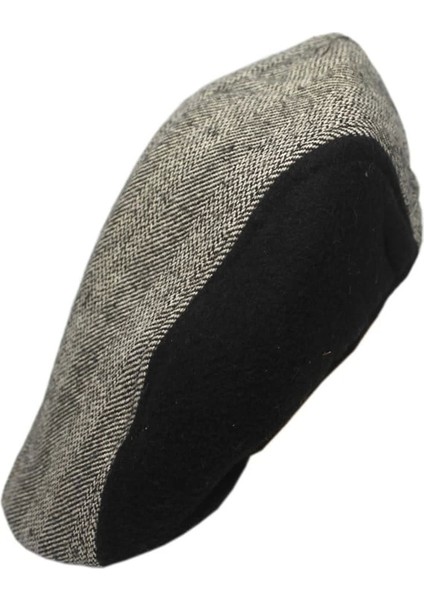 Kış ve Sonbahar Için Balık Sırtı Desenli Kasket Şapka Rahat ve Esnek