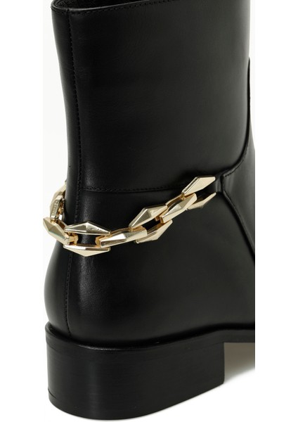 Vıtalı 5pr Siyah Kadın Düz Bot