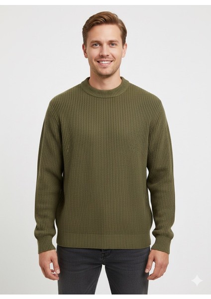 Erkek Büyük Beden Yarım Balıkçı Kazak 881