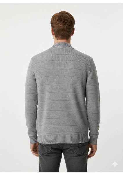 Erkek Büyük Beden Yarım Balıkçı Kazak 881 modelleri