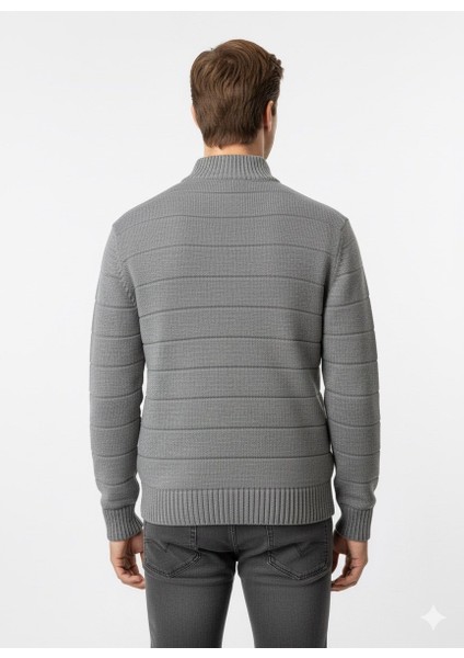 Erkek Büyük Beden Yarım Balıkçı Kazak 881 modelleri