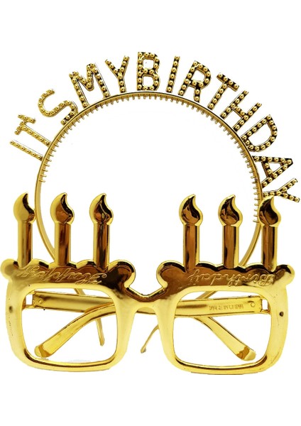 Mdb My Birthday Taç ve Gözlük