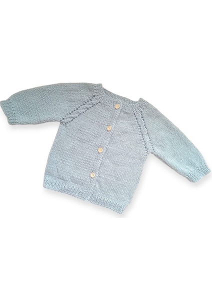 1-2 Yaş Örgü Erkek Bebek Hırkası