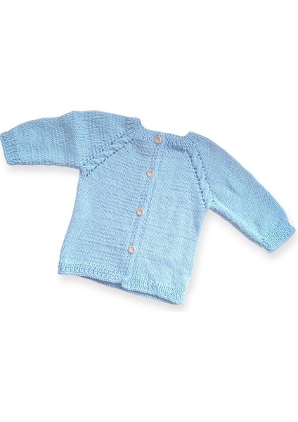 1-2 Yaş Örgü Erkek Bebek Hırkası