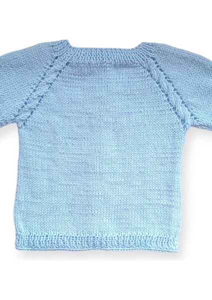 1-2 Yaş Örgü Erkek Bebek Hırkası