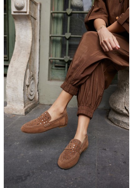 Toscana Kadın Siyah Gercek Suet Pim Detay Babet fiyatları