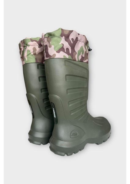 Termal Kamuflaj Desen Eva Kauçuk Ev Bahçe Hobi Avcı Çizmesi Haki fırsatları