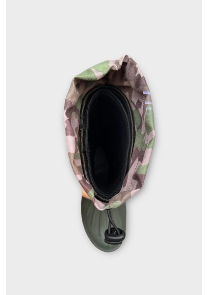 Termal Kamuflaj Desen Eva Kauçuk Ev Bahçe Hobi Avcı Çizmesi Haki