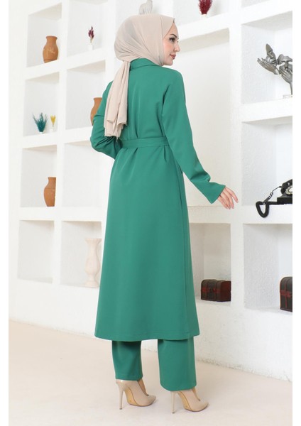 Fermuar Detaylı Takım Zümrüt 19201 fırsatları