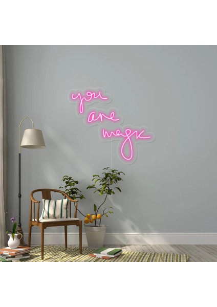 Sen Sihirlisin Neon LED Yazı