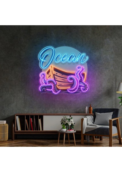 Ocean Neon LED Yazı