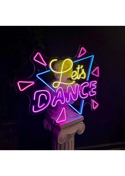 Let's Dance Neon LED Yazı