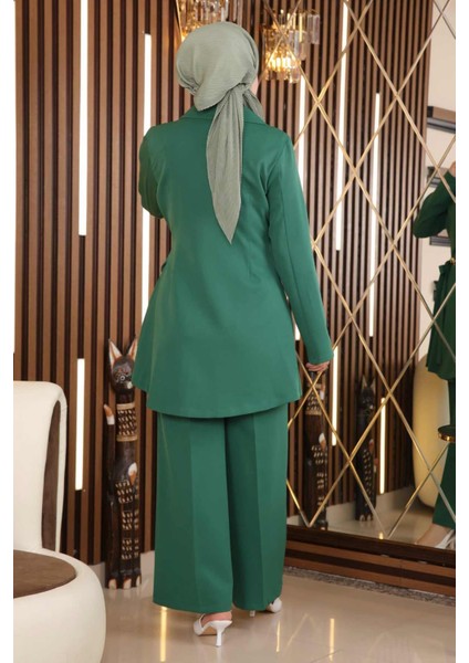 Kuşak Detaylı Takım Zümrüt MSW19106 indirimleri