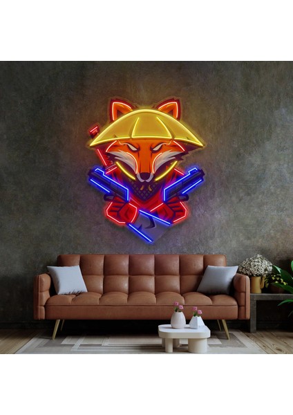 Fox Samurai Neon LED