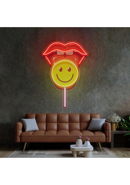 Lip Lollipop Neon LED
