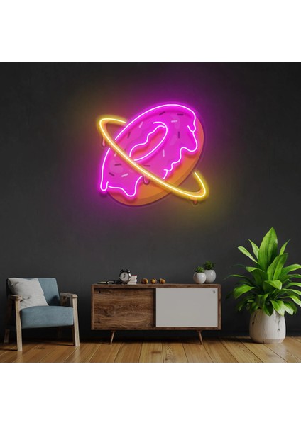 Donut Planet Neon LED