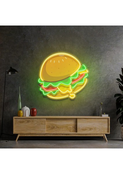 Cheeseburger Neon LED