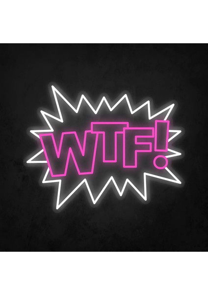 Wtf! Neon LED Yazı