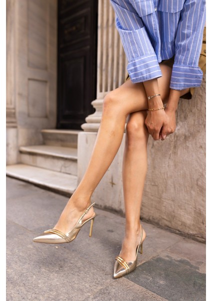 Hardy Kadin Gumus Saten Taşli Mini Topuklu Ayakkabi fiyatları