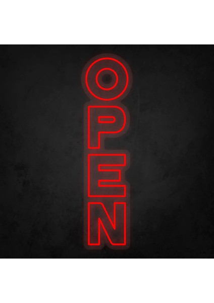 Open Neon LED Yazı