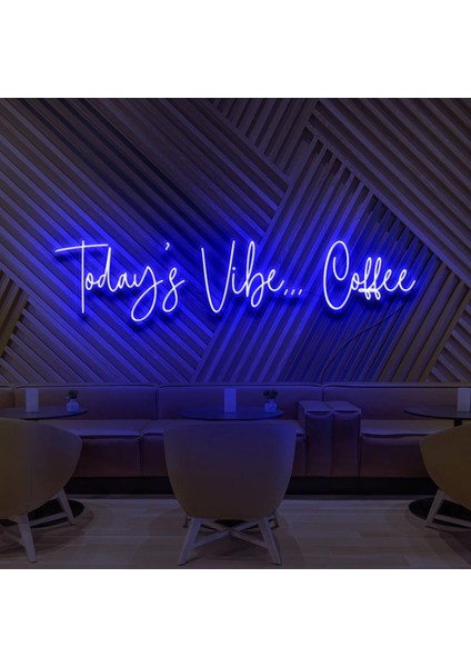Today's Vibe Coffe Neon LED Yazı