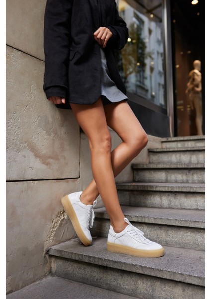 Alistar Kadın Lacivert Gecrek Deri Suet Bagcıkli Sneaker