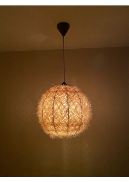 Doğal El Yapımı Bohem-Rustik-Modern-Jüt-Yapımı Sarkıt Avize modelleri