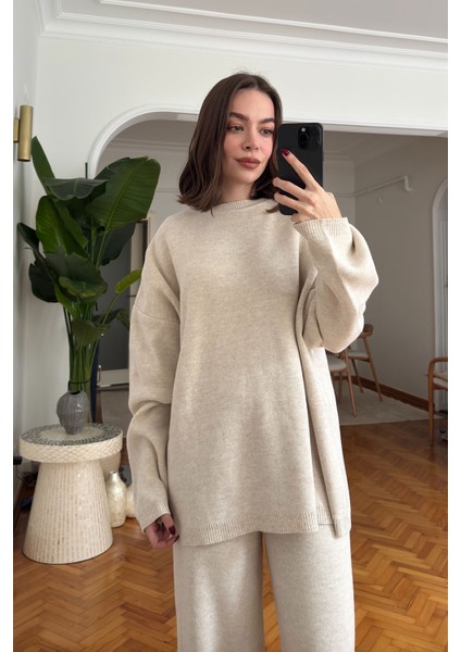 Basic Bisiklet Yaka Triko Takım- Taş fiyatları