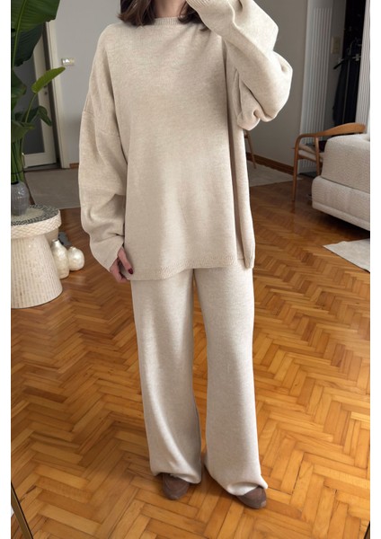 Basic Bisiklet Yaka Triko Takım- Taş fırsatları