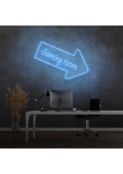 Gaming Room Neon LED Yazı