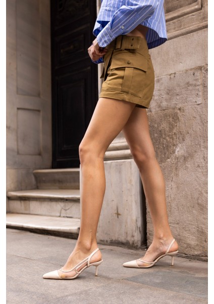 Sellya Kadin Siyah Ithal File Detay Mini Topuklu Ayakkabi fiyatları