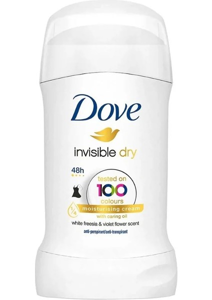 Invisible Dry Beyaz Iz Bırakmayan Stick Deodorant 40 G