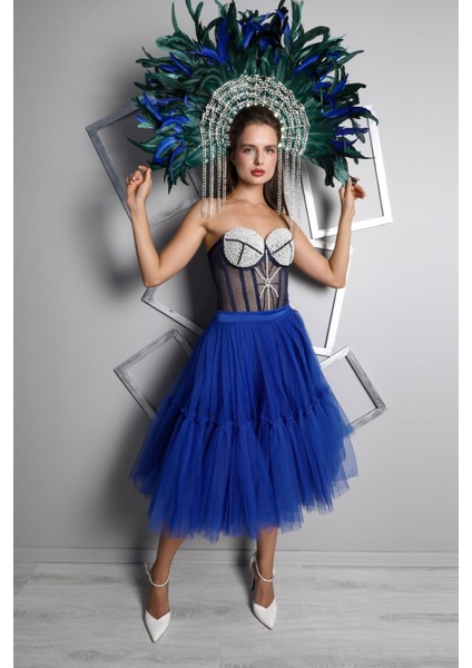 Siyah Taşlı El Yapımı Elegant Korse – Halloween Black Swan Korse fiyatları