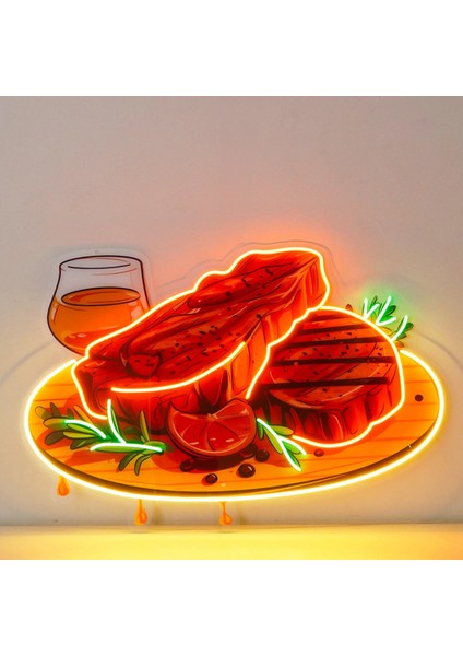 Steak Neon LED
