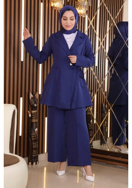 Kuşak Detaylı Takım Indigo MSW19106 fırsatları