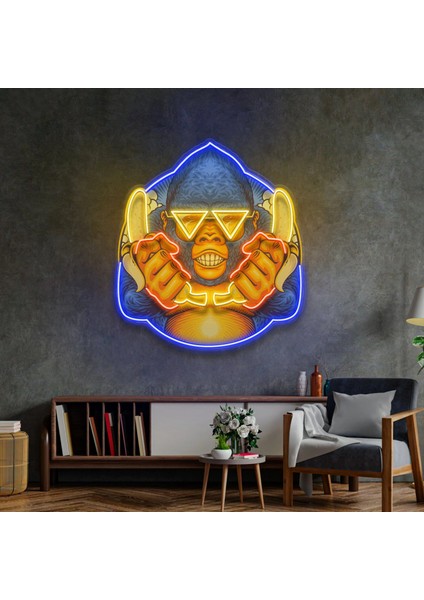 Muz Tutan Goril Neon LED
