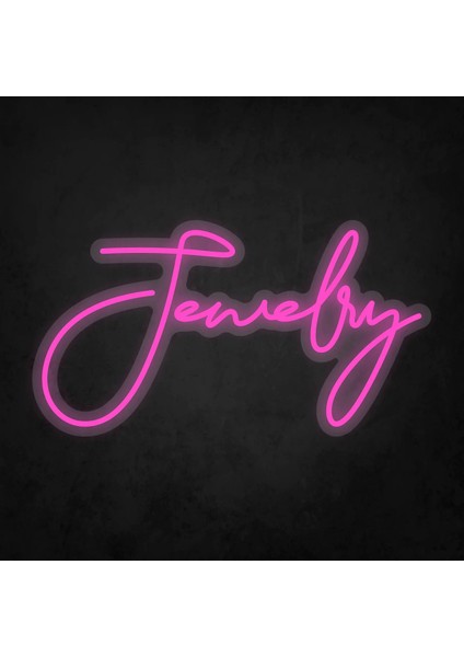 Jewelery Mücevher Kuyumculara Özel Neon LED Yazı
