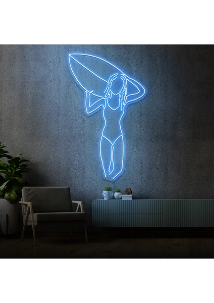 Woman Board Neon LED
