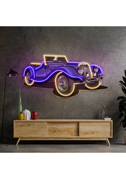 Nostaljik Araba Neon LED